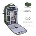 MOSISO Camera Backpack for DSLR, SLR and Mirrorless Cameras, 15 to 16 inch Laptop Compartment, Waterproof Hardshell Case, Army Green