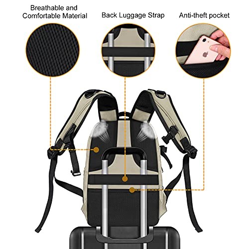 MOSISO Camel Camera Backpack for DSLR, SLR and Mirrorless Cameras with 16-inch Laptop Compartment-2