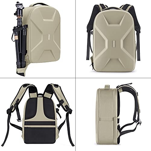 MOSISO Camel Camera Backpack for DSLR, SLR and Mirrorless Cameras with 16-inch Laptop Compartment-6