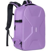 MOSISO Purple Camera Backpack for DSLR, SLR and Mirrorless Cameras with Laptop Compartment and Tripod Holder