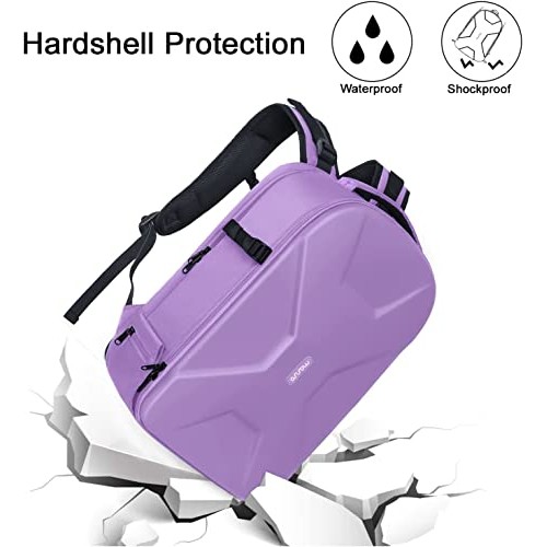 MOSISO Purple Camera Backpack for DSLR, SLR and Mirrorless Cameras with Laptop Compartment and Tripod Holder-3