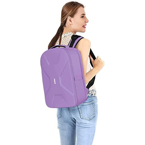 MOSISO Purple Camera Backpack for DSLR, SLR and Mirrorless Cameras with Laptop Compartment and Tripod Holder-5