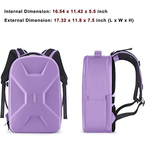 MOSISO Purple Camera Backpack for DSLR, SLR and Mirrorless Cameras with Laptop Compartment and Tripod Holder-6