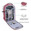 MOSISO Dusty Rose Camera Backpack for DSLR, SLR and Mirrorless Cameras with 15-16 Inch Laptop Compartment and Tripod Holder