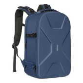 MOSISO Camera Backpack for DSLR, SLR and Mirrorless Cameras, 15 to 16 Inch Waterproof Hardshell Case with Tripod Holder and Laptop Compartment, Steel Blue
