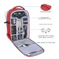 MOSISO Red Camera Backpack for DSLR, SLR and Mirrorless Cameras with Laptop Compartment and Tripod Holder
