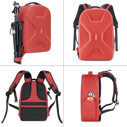 MOSISO Red Camera Backpack for DSLR, SLR and Mirrorless Cameras with Laptop Compartment and Tripod Holder-4