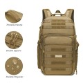MOSISO Khaki Camera Backpack with Tripod Holder and 15-16 inch Laptop Compartment
