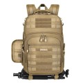 MOSISO Khaki Camera Backpack with Tripod Holder and 15-16 inch Laptop Compartment