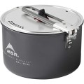 MSR Ceramic Nonstick 2.5-Litre Camping Pot with Fusion Coating, Black