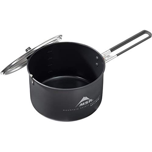 MSR Ceramic Nonstick 2.5-Litre Camping Pot with Fusion Coating, Black-4