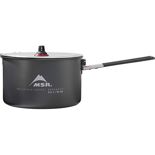 MSR Ceramic Nonstick 2.5-Litre Camping Pot with Fusion Coating, Black-5