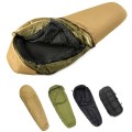 MT Army Military Modular Sleeping Bag System with Bivy Cover, Coyote