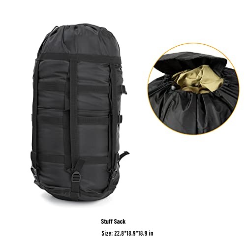 MT Army Military Modular Sleeping Bag System with Bivy Cover, OCP-5