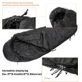 MT Army Modular Sleeping Bag System with Bivy Cover, Olive Drab