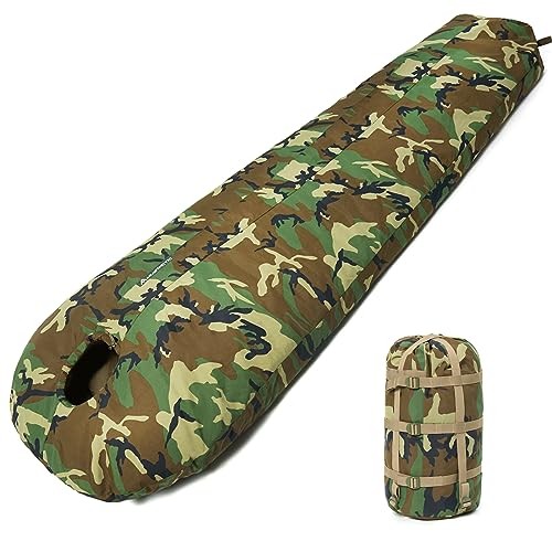 MT Rifleman GM Defence 4 Woodland modular sleeping system with bivy cover and compression sack