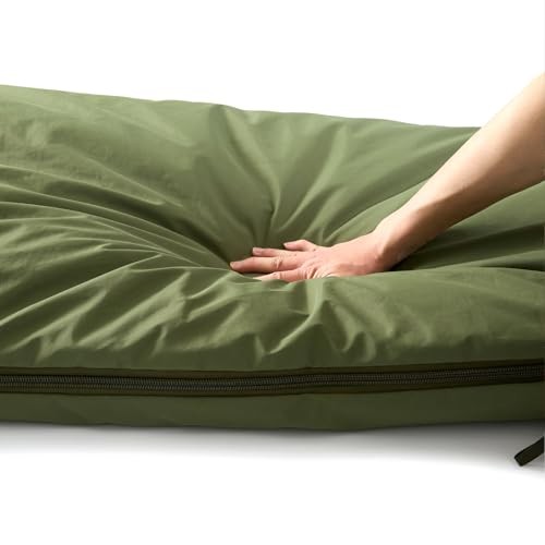 MT Defence 4 and Tropen Patrol mummy sleeping bag system with bivy cover and compression sack, size L, camouflage-5