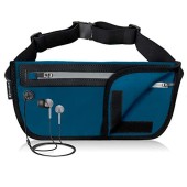 MYCARBON RFID Travel Money Belt Hidden Under Clothes, Blue