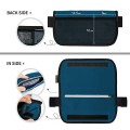 MYCARBON RFID Travel Money Belt Hidden Under Clothes, Blue