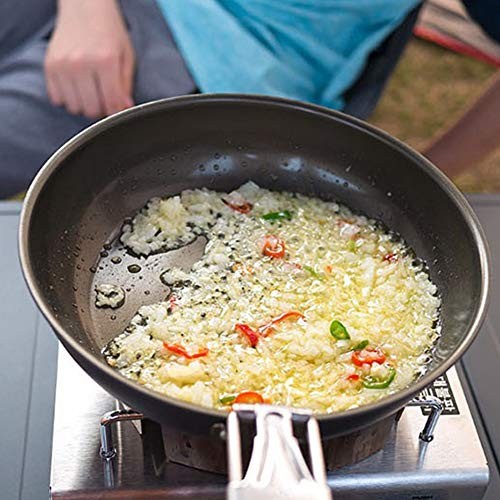 Natudeco Camping Frying Pan with Foldable Handle, Non-Stick Skillet-5