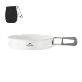 Naturehike Camping Cookware Kit with 7.5in Frying Pan, 1.4L/2.8L Pot, 0.8L Kettle and Mesh Bag