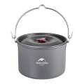 Naturehike Camping Soup Pot with Lid, Grey 4L