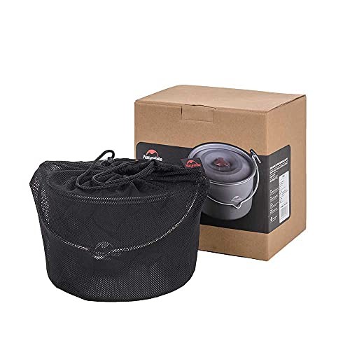Naturehike Camping Soup Pot with Lid, Grey 4L-5