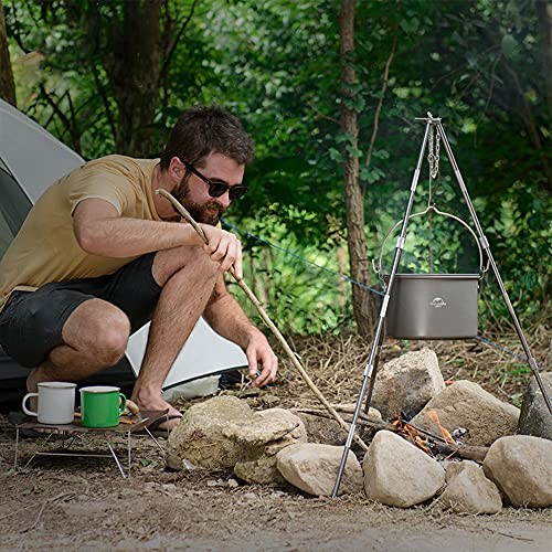 Naturehike Camping Soup Pot with Lid, Grey 4L-7