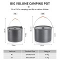 Naturehike Grey 10L Camping Stockpot with Lid