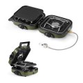 Naturehike Folding 2-Burner Camping Gas Stove, Black - Standard