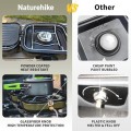Naturehike Folding 2-Burner Camping Gas Stove, Black - Standard