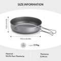 Naturehike Titanium Frying Pan, 17cm, Foldable Handle