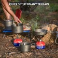Naturehike Titanium Frying Pan, 17cm, Foldable Handle
