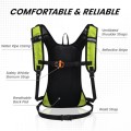 Nepest Hydration Pack Backpack with 2L Water Bladder, Lightweight Hydration Backpack, Green