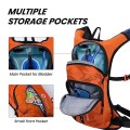 Nepest Hydration Pack Backpack with 2L Water Bladder, Lightweight Water Backpack, Orange