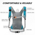Nepest Hydration Pack Backpack with 2L Water Bladder, Lightweight Water Backpack, Teal