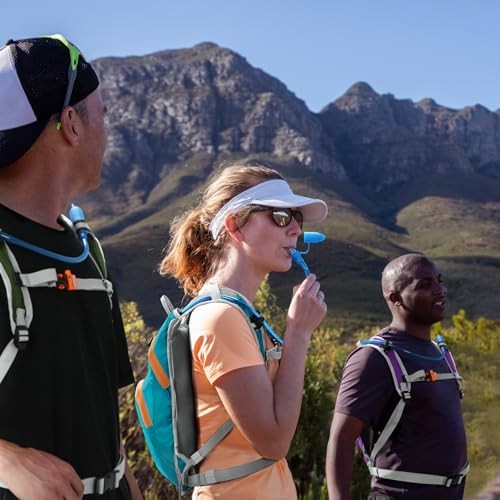 Nepest Hydration Pack Backpack with 2L Water Bladder, Lightweight Water Backpack, Teal-6