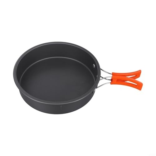 Aetluxery Small Non-stick Camping Frying Pan, Alumina, Foldable Handle, with Storage Bag-5