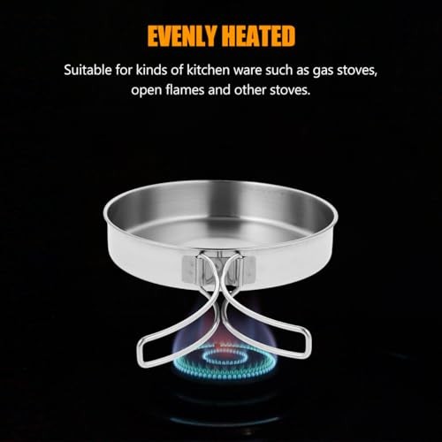 NUOBESTY Portable Frying Pan with Lid and Folding Handle-3