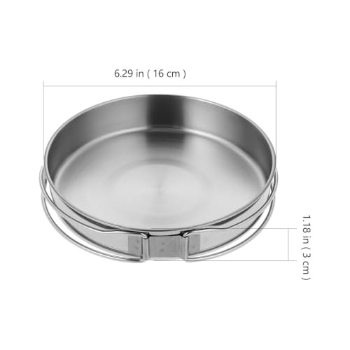 NUOBESTY Portable Frying Pan with Lid and Folding Handle-7