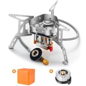 Odoland 6800W Windproof Camping Gas Stove with Carry Case