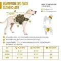 OneTigris Dog Pack Backpack Saddle Bag for Medium and Large Dogs, Ranger Green