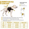 OneTigris Mammoth Dog Backpack 2.0, Black, Medium