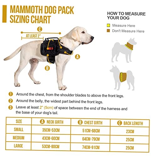 OneTigris Mammoth Dog Backpack 2.0, Black, Medium-1