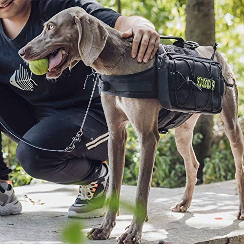 OneTigris Mammoth Dog Backpack 2.0, Black, Medium-5