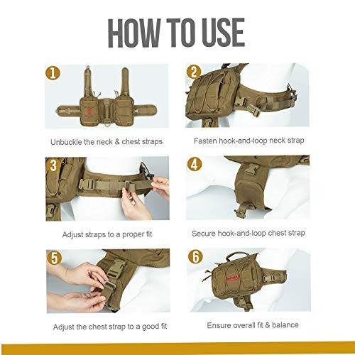 OneTigris Mammoth 2.0 Dog Backpack, Brown, L-3