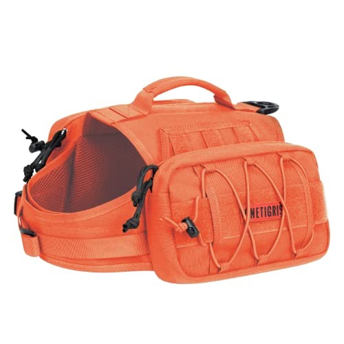 OneTigris Mammoth 2.0 Dog Backpack, M, Orange