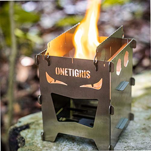 OneTigris ROCUBOID EVIL EYES Wood Stove, M, 580g-1