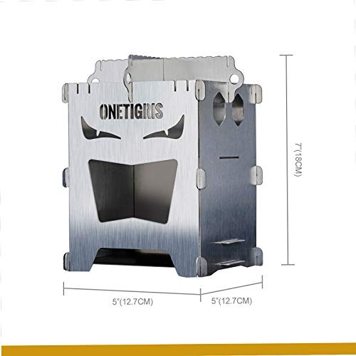 OneTigris ROCUBOID EVIL EYES Wood Stove, M, 580g-2