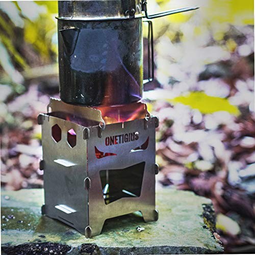 OneTigris ROCUBOID EVIL EYES Wood Stove, M, 580g-6